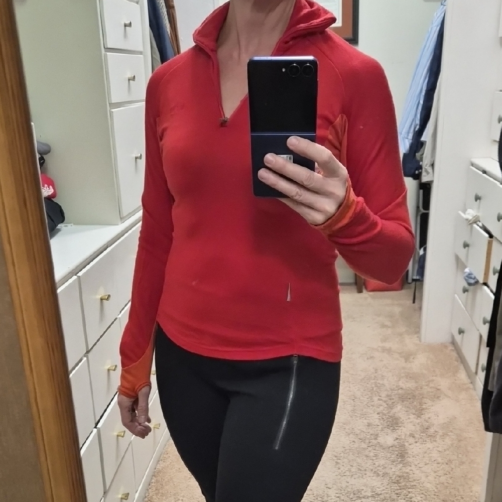 EUC Icebreaker merino zip top/base layer